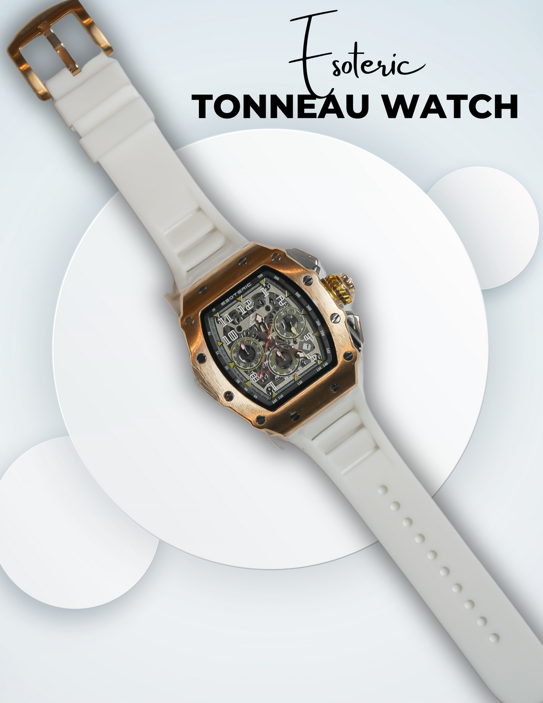 Tonneau by Esoteric / WHITE & ROSE GOLD