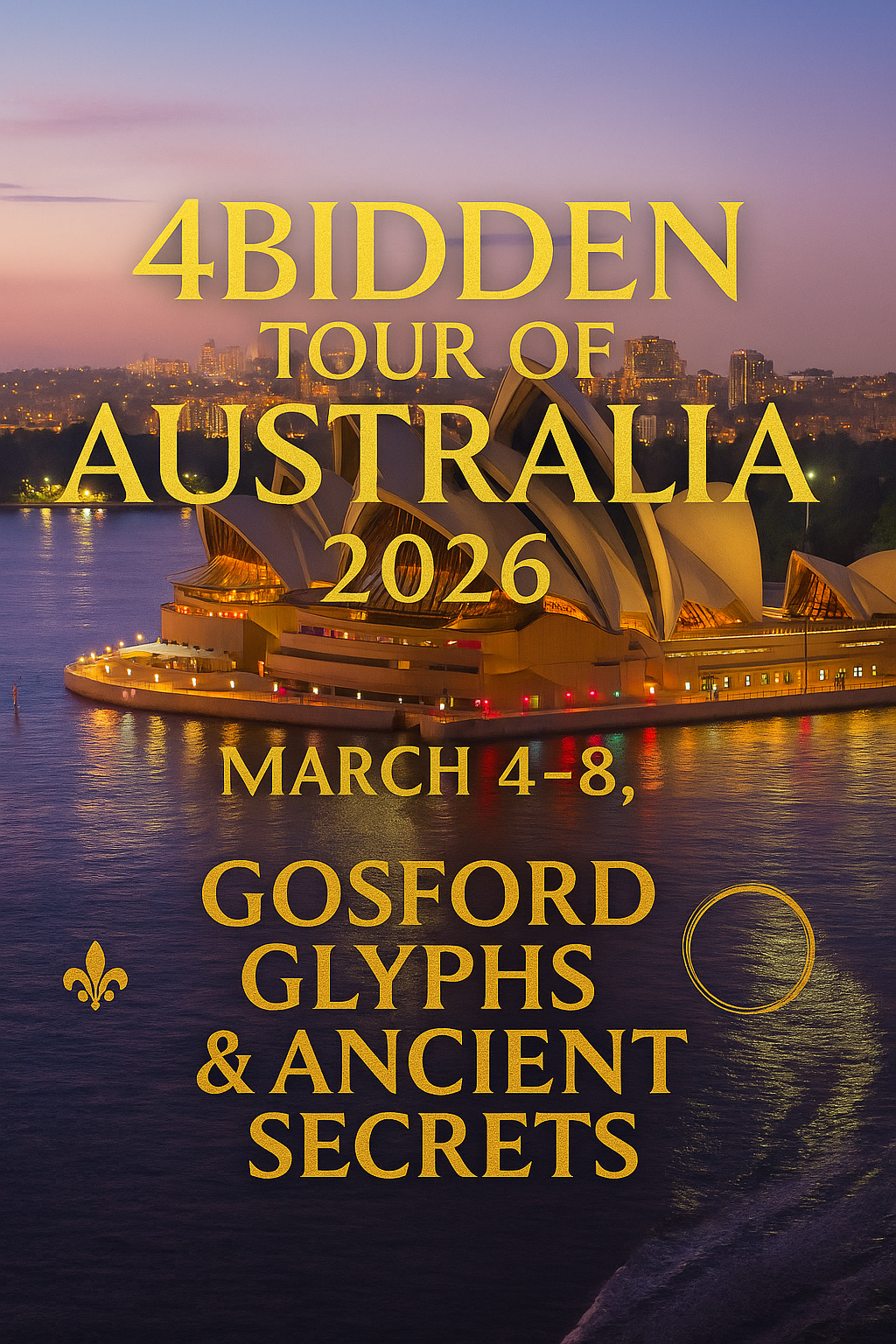 4bidden Tour Of Australia 2026 March 4- March 8, 2026