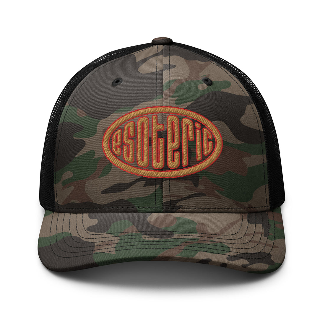 Esoteric Camouflage trucker hat {{TRADEMARKED}}™️