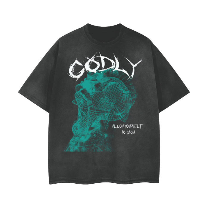 Godly &quot;Allow Yourself to Grow&quot; Vintage Washed tee