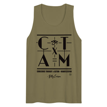 &quot;CONSCIOUS THOUGHT...&quot;  Men’s premium tank top {{TRADEMARKED}}