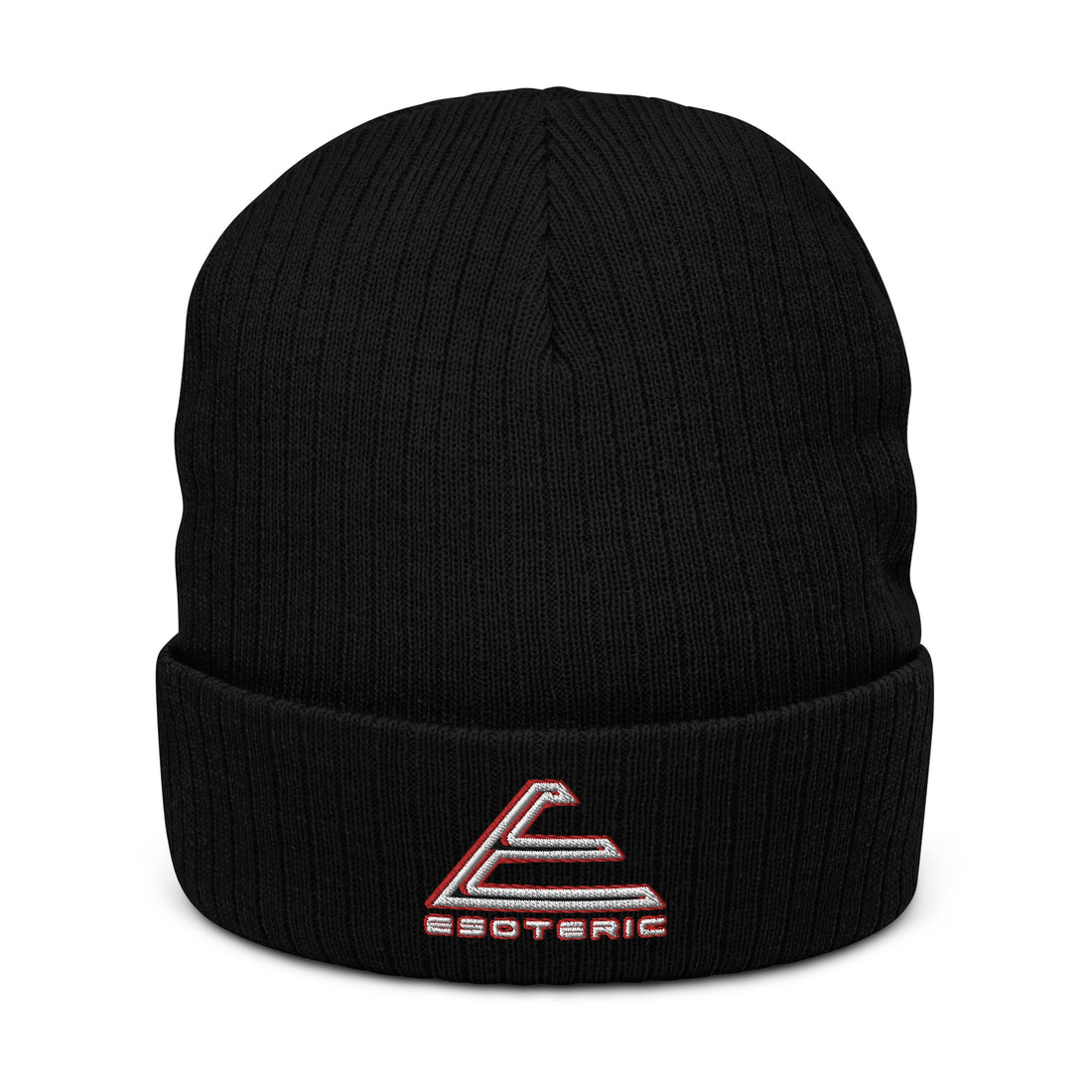 Logo Ribbed knit beanie