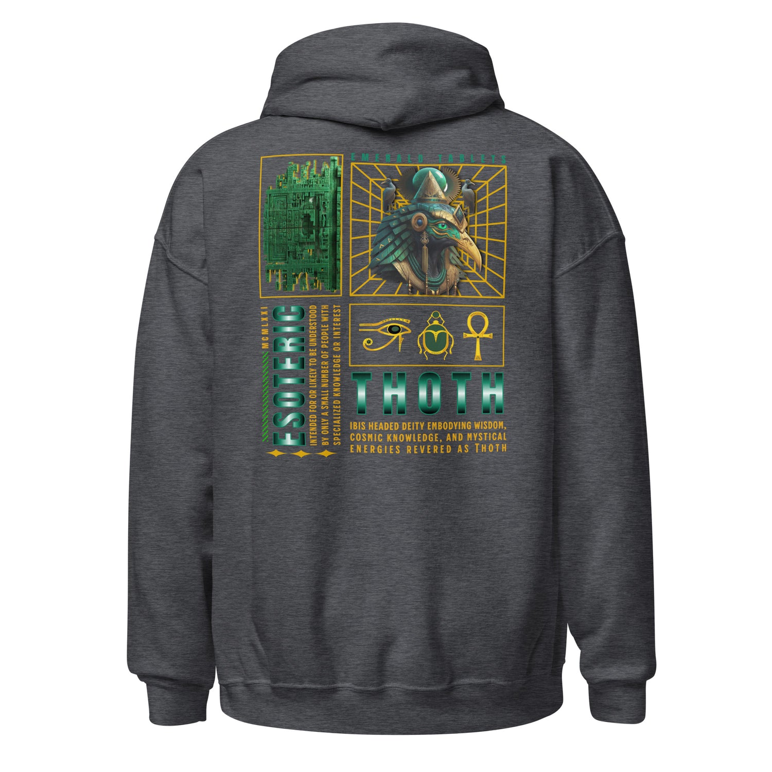 *BACK DESIGN*  Thoth I Unisex Hoodie