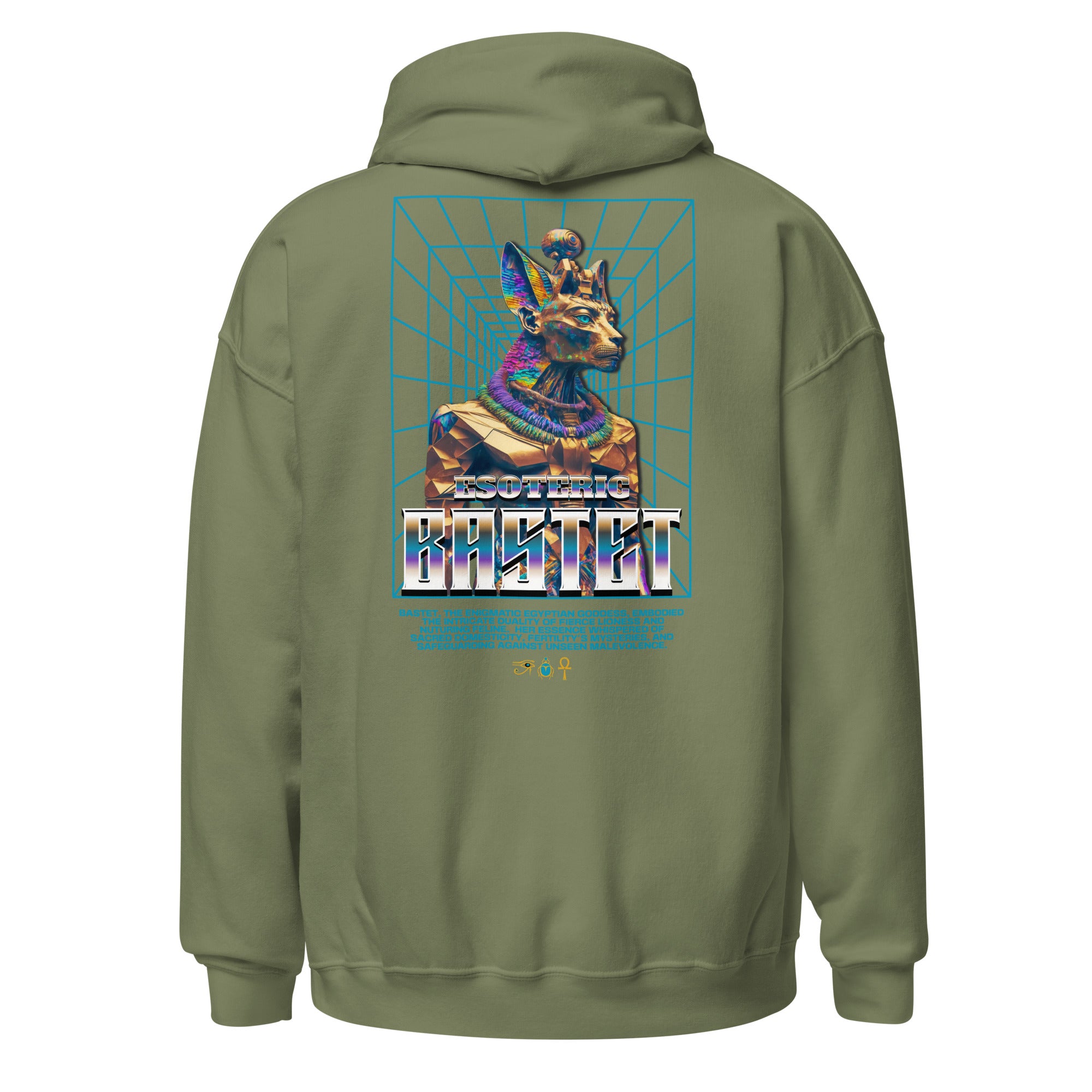 *BACK DESIGN*  Bastet Unisex Hoodie