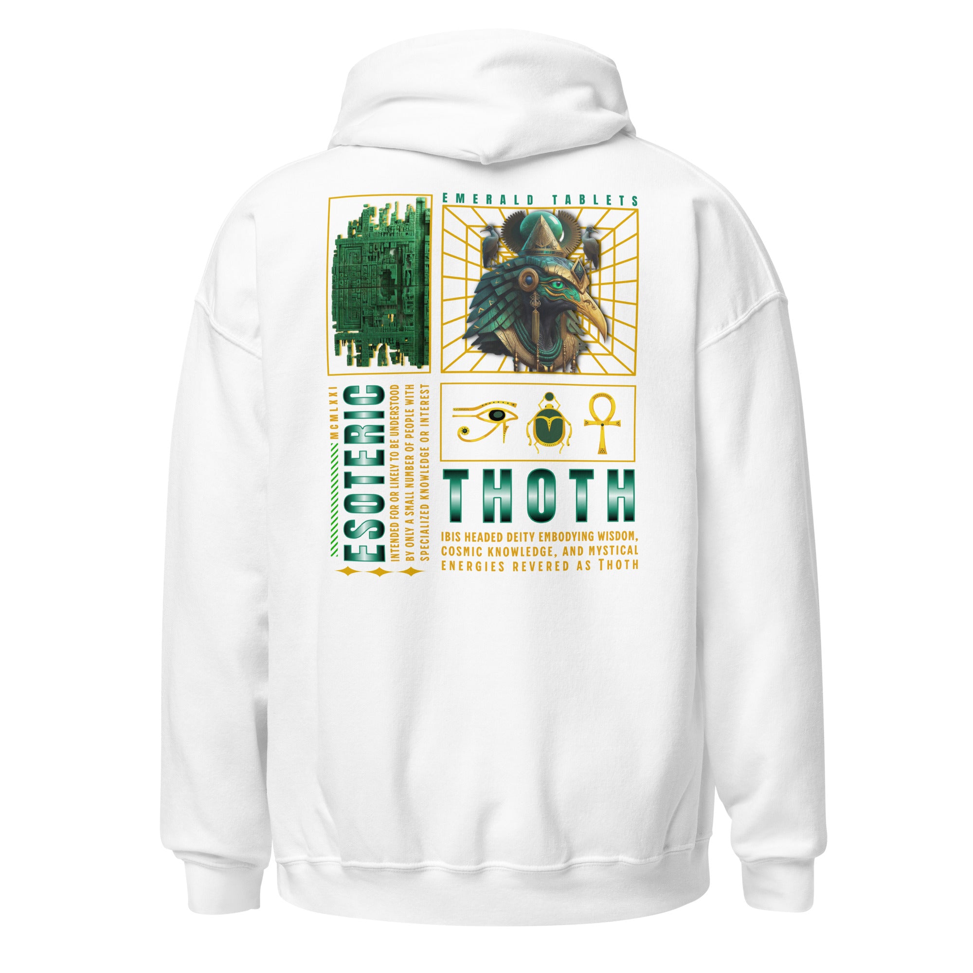 *BACK DESIGN*  Thoth I Unisex Hoodie