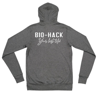 BIO-HACK Unisex zip hoodie
