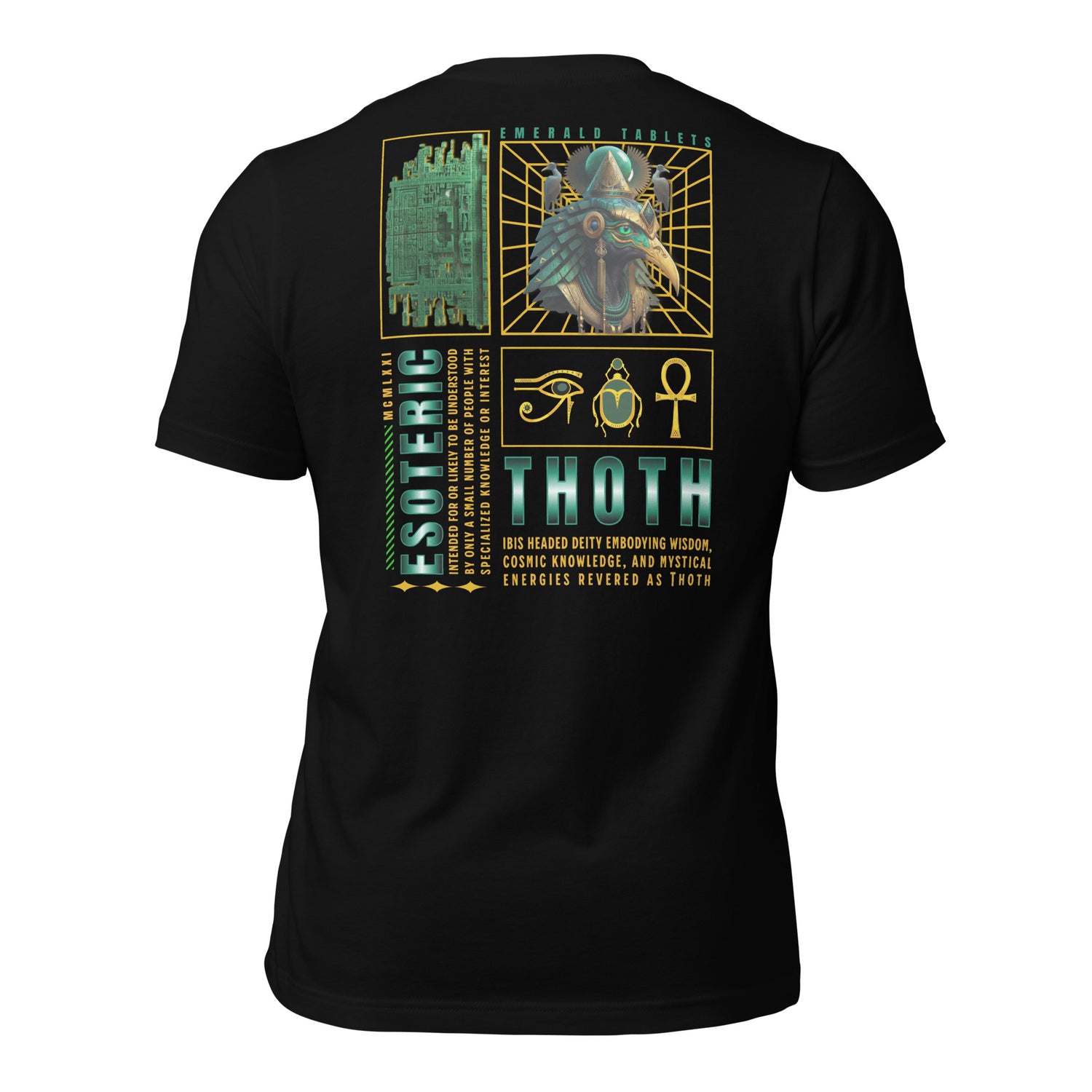 *Back Design*  Thoth I  Unisex t-shirt