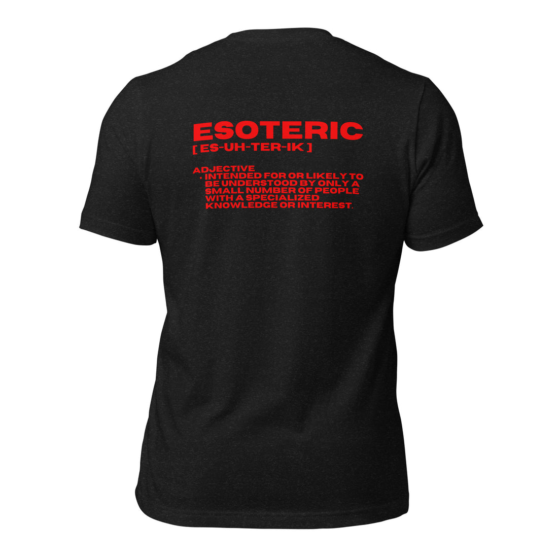 Esoteric Decription Unisex t-shirt