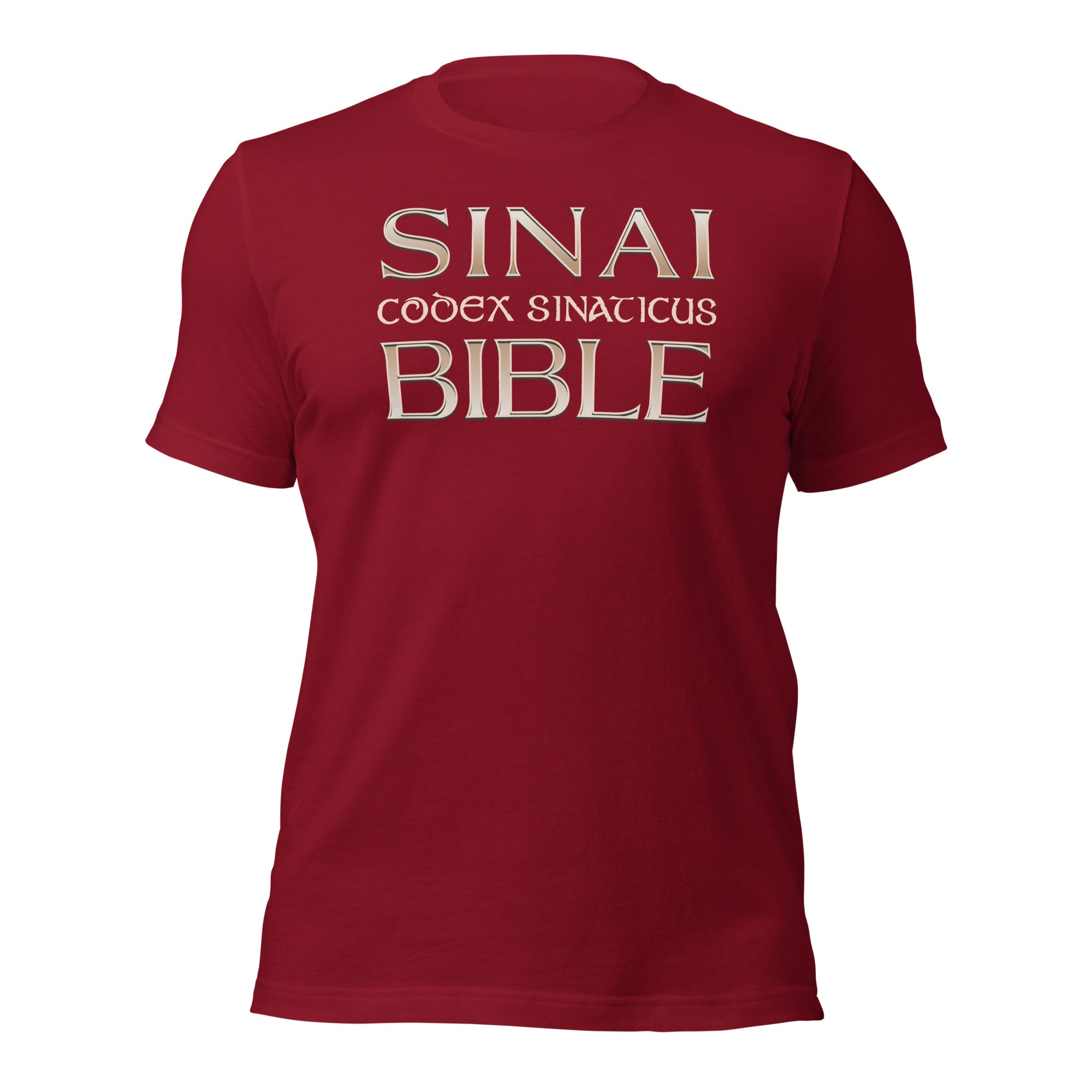 SINAI BIBLE CODEX SINATICUS Unisex t-shirt