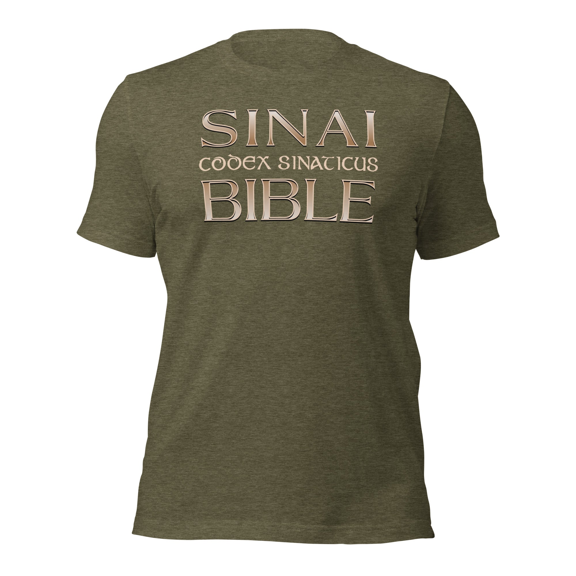 SINAI BIBLE CODEX SINATICUS Unisex t-shirt