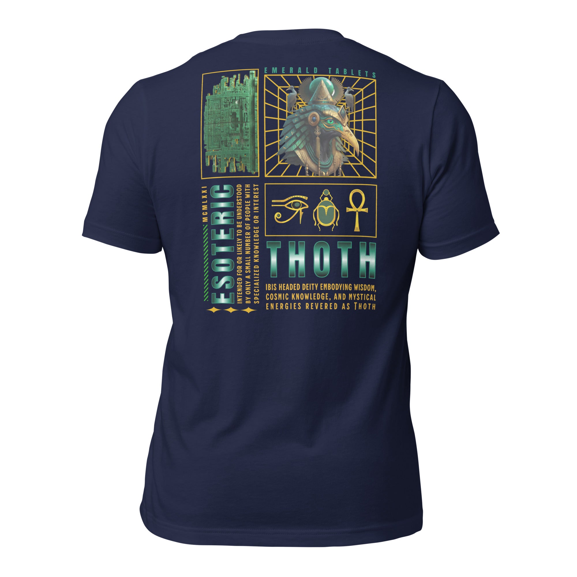 *Back Design*  Thoth I  Unisex t-shirt