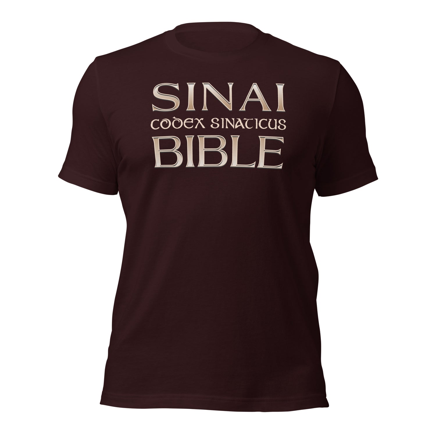 SINAI BIBLE CODEX SINATICUS Unisex t-shirt