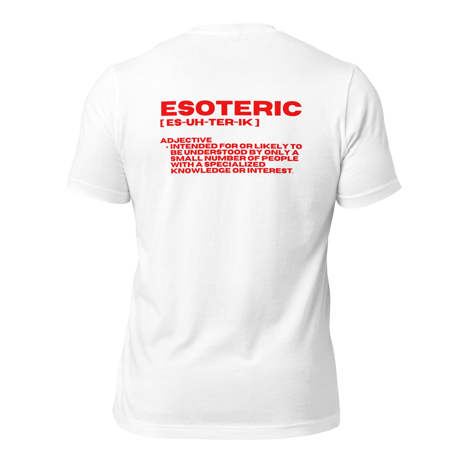 ESOTERIC Logo Unisex t-shirt {{TRADEMARKED}}™️