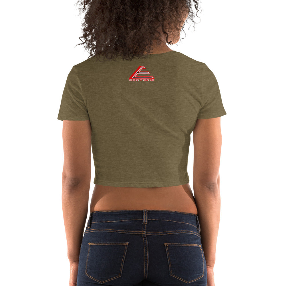 &quot;CONSCIOUS THOUGHT...&quot;  Women’s Crop Tee  {{TRADEMARKED}}