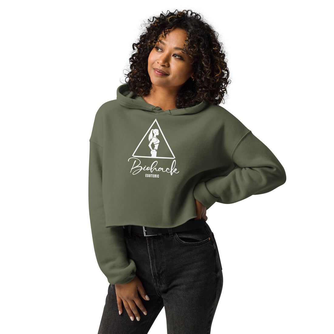 BIO-HACK Crop Hoodie {{TRADEMARKED}}™️