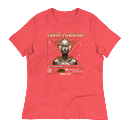 BluePrint for GodPower Women's Relaxed T-Shirt